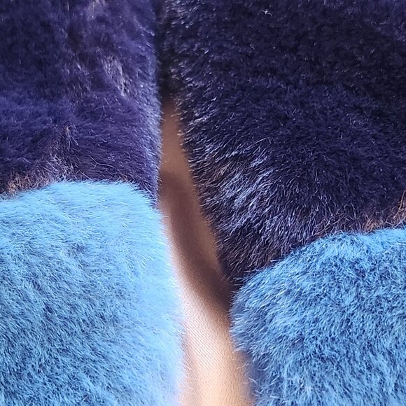 NWT Blank NYC Rainbow Pop Faux Fur Plush Coat - Picture 8 of 14